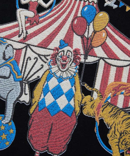 VIRGOwearworks（ヴァルゴウェアワークス）の「VGW Circus Wide Tee（Tシャツ/カットソー・メンズ・ホワイト/ブラック・3/4/2/5）」の8枚目の写真