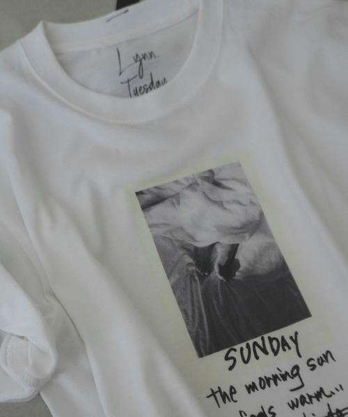 Lynn.(リン)の「" Sunday" back tie Tee(Tシャツ/カットソー・レディース・White・M/S)」の7枚目の写真