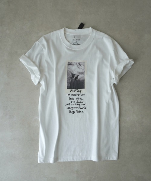 Lynn.(リン)の「" Sunday" back tie Tee(Tシャツ/カットソー・レディース・White・M/S)」の9枚目の写真