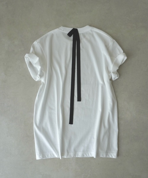 Lynn.(リン)の「" Sunday" back tie Tee(Tシャツ/カットソー・レディース・White・M/S)」の10枚目の写真