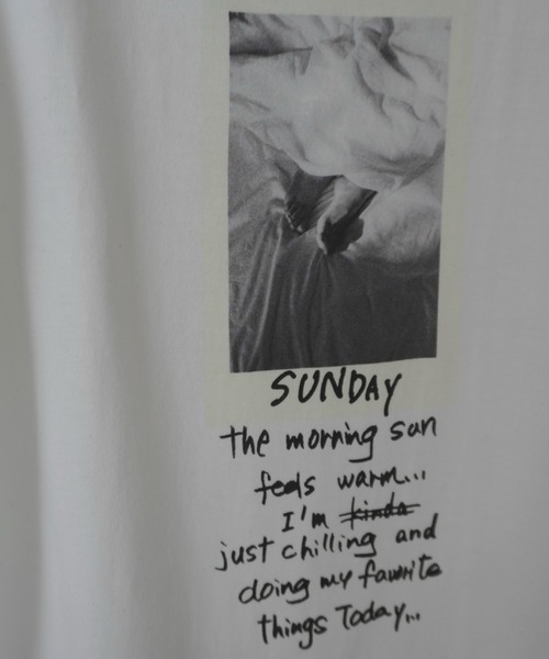 Lynn.(リン)の「" Sunday" back tie Tee(Tシャツ/カットソー・レディース・White・M/S)」の2枚目の写真