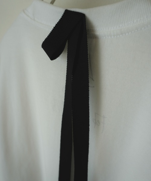 Lynn.(リン)の「" Sunday" back tie Tee(Tシャツ/カットソー・レディース・White・M/S)」の4枚目の写真