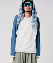 EFFECTEN | mlt5723-Mesh raglan sleeve cutsew ラグランカットソー(efdig-10)(Tシャツ/カットソー)