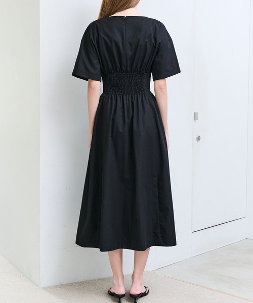 LE CIEL BLEU(ルシェルブルー)の「ラウンドフォームドレス / Round Form Dress(ワンピース・レディース・ブラック・36)」の10枚目の写真