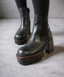 ボリュームソール サイドゴアショートブーツ Jeffrey Campbell