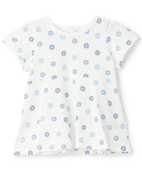 petit main(プティマイン)の「【プティプラ/WEB先行】GIRLS 半袖Tシャツ(Tシャツ/カットソー・キッズ・アイボリー/カラフル/オレンジ/ネイビー/ライトピンク/ライトグリーン/レッド/ブラック/ライトブルー/ラベンダー・120cm/130cm/110cm/80cm/90cm/100cm)」の10枚目の写真