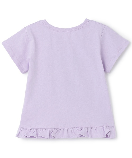 petit main(プティマイン)の「【プティプラ/WEB先行】GIRLS 半袖Tシャツ(Tシャツ/カットソー・キッズ・アイボリー/カラフル/オレンジ/ネイビー/ライトピンク/ライトグリーン/レッド/ブラック/ライトブルー/ラベンダー・120cm/130cm/110cm/80cm/90cm/100cm)」の18枚目の写真