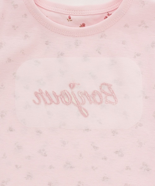 petit main(プティマイン)の「【プティプラ/WEB先行】GIRLS 半袖Tシャツ(Tシャツ/カットソー・キッズ・アイボリー/カラフル/オレンジ/ネイビー/ライトピンク/ライトグリーン/レッド/ブラック/ライトブルー/ラベンダー・120cm/130cm/110cm/80cm/90cm/100cm)」の20枚目の写真