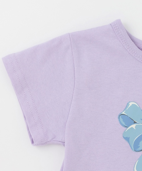 petit main(プティマイン)の「【プティプラ/WEB先行】GIRLS 半袖Tシャツ(Tシャツ/カットソー・キッズ・アイボリー/カラフル/オレンジ/ネイビー/ライトピンク/ライトグリーン/レッド/ブラック/ライトブルー/ラベンダー・120cm/130cm/110cm/80cm/90cm/100cm)」の22枚目の写真