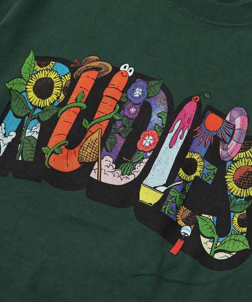RUDIE'S（ルーディーズ）の「SUMMER VACATION TEE（Tシャツ/カットソー・メンズ・グリーン/ブラック・XXL/M/L/XL）」の5枚目の写真
