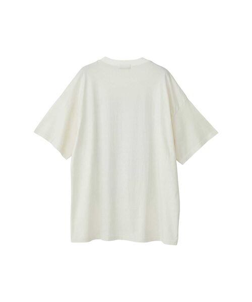 HYSTERIC GLAMOUR(ヒステリックグラマー)の「DAILY HYSTERIC オーバーサイズTシャツ(Tシャツ/カットソー・レディース・ホワイト/カーキ/ブラック・FREE)」の4枚目の写真