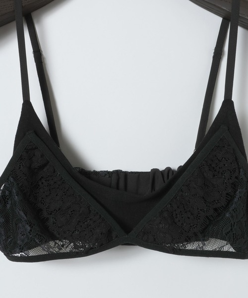 eL(エル)の「【eL】Lace Bra Cami/878288(キャミソール・レディース・ブラック/オフホワイト・FREE)」の18枚目の写真