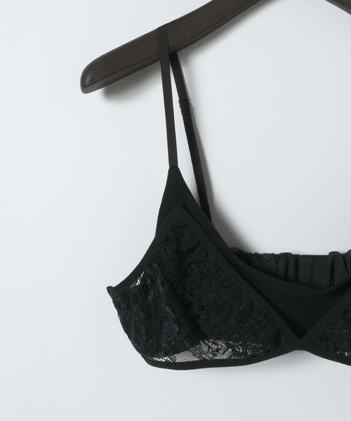 eL(エル)の「【eL】Lace Bra Cami/878288(キャミソール・レディース・ブラック/オフホワイト・FREE)」の17枚目の写真