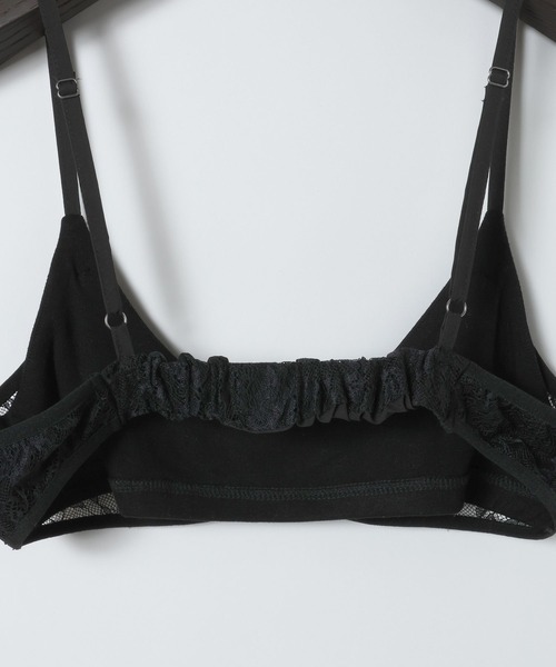 eL(エル)の「【eL】Lace Bra Cami/878288(キャミソール・レディース・ブラック/オフホワイト・FREE)」の14枚目の写真