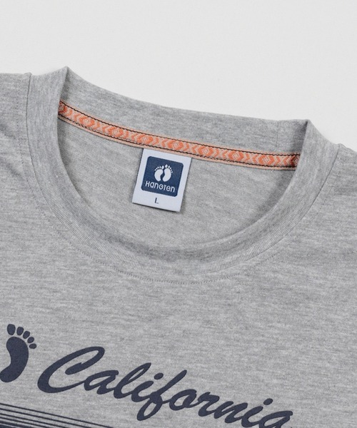HANGTEN(ハンテン)の「【HANGTEN/ハンテン】パネルロゴプリントTシャツ/H3616 California グラデーションプリント半袖Tシャツ 4色展開|メンズ サーフブランド ロゴT カジュアル アメカジ 夏Tシャツ(Tシャツ/カットソー・メンズ・ネイビー/ブラック/ホワイト/グレー・X-LARGE/LARGE/MEDIUM)」の14枚目の写真