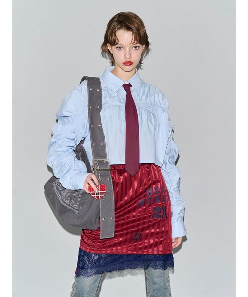 jouetie(ジュエティ)の「【LONSDALE×jouetie】スタッズショルダーBAG(ショルダーバッグ・レディース・ブラック/ブラウン・FREE)」の7枚目の写真