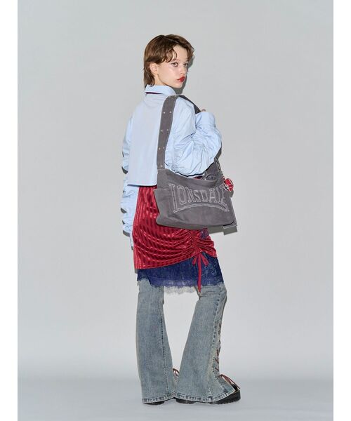 jouetie(ジュエティ)の「【LONSDALE×jouetie】スタッズショルダーBAG(ショルダーバッグ・レディース・ブラック/ブラウン・FREE)」の9枚目の写真
