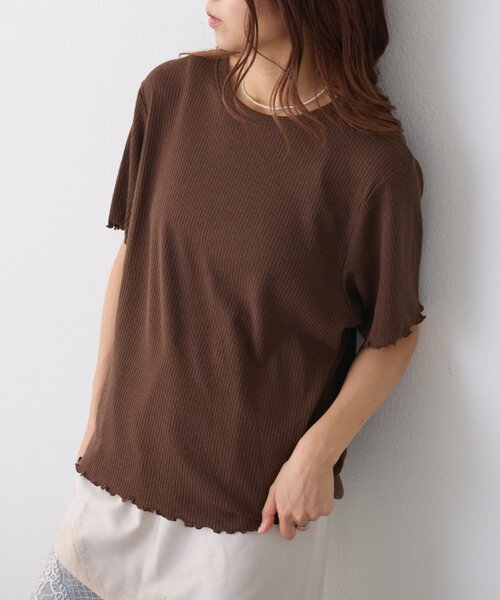 COLONY 2139（コロニートゥーワンスリーナイン）の「メロウTシャツ（Tシャツ/カットソー・レディース・ホワイト/ブラック/ブラウン・FREE）」の3枚目の写真