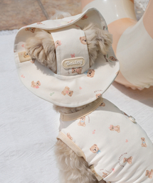 Bailey（ベイリー）の「犬用帽子 クーリングテディキャップ アイボリー（ペットウェア）」