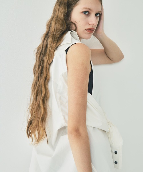 mukcyen(ムッシャン)の「protocol spine shirt L(シャツ/ブラウス・レディース・ブラック/ピンク/ホワイト・FREE)」の9枚目の写真