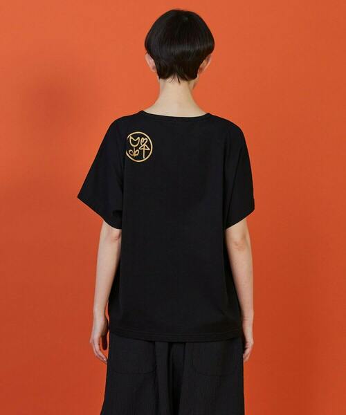FRAPBOIS(フラボア)の「SYU-T2 Tシャツ(Tシャツ/カットソー・レディース・ホワイト/ブラック・1)」の9枚目の写真