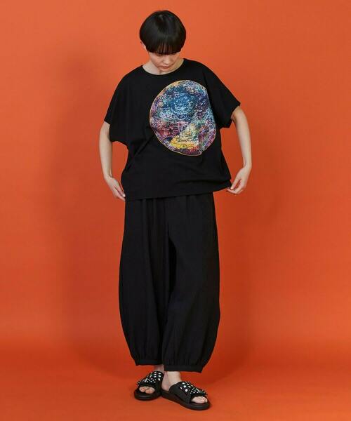 FRAPBOIS(フラボア)の「SYU-T2 Tシャツ(Tシャツ/カットソー・レディース・ホワイト/ブラック・1)」の15枚目の写真