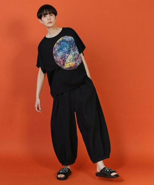 FRAPBOIS(フラボア)の「SYU-T2 Tシャツ(Tシャツ/カットソー・レディース・ホワイト/ブラック・1)」の16枚目の写真