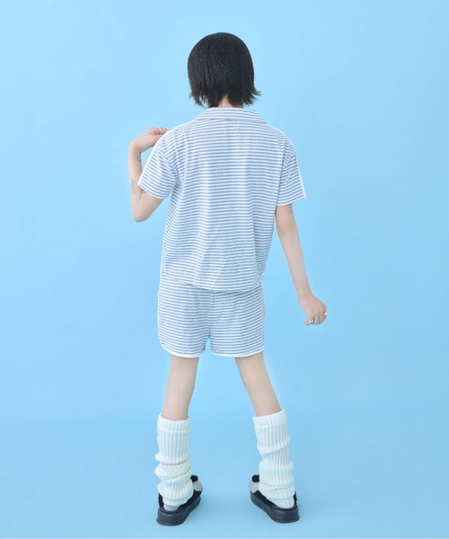Hauls(ハウルズ)の「外行き用ぱじゃまセットアップ(Tシャツ/カットソー・レディース・サックスブルー/ピンク・FREE)」の10枚目の写真
