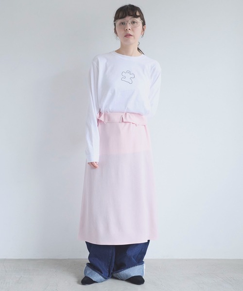 I am I in fact...（アイアムアイインファクト）の「ID LON-TEE（Tシャツ/カットソー・レディース・ブラック/ホワイト・FREE）」の3枚目の写真