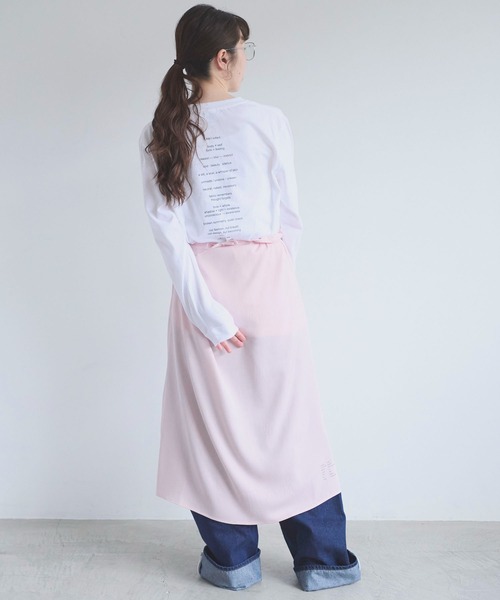 I am I in fact...（アイアムアイインファクト）の「ID LON-TEE（Tシャツ/カットソー・レディース・ブラック/ホワイト・FREE）」の8枚目の写真