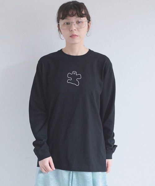 I am I in fact...（アイアムアイインファクト）の「ID LON-TEE（Tシャツ/カットソー・レディース・ブラック/ホワイト・FREE）」の9枚目の写真