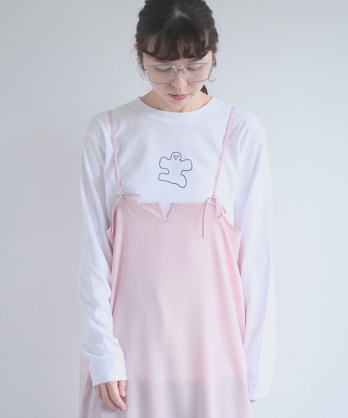 I am I in fact...（アイアムアイインファクト）の「ID LON-TEE（Tシャツ/カットソー・レディース・ブラック/ホワイト・FREE）」の16枚目の写真