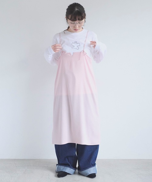 I am I in fact...（アイアムアイインファクト）の「ID LON-TEE（Tシャツ/カットソー・レディース・ブラック/ホワイト・FREE）」の18枚目の写真