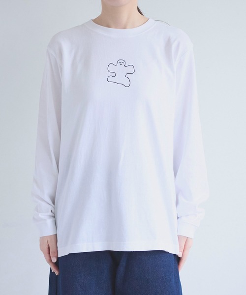 I am I in fact...（アイアムアイインファクト）の「ID LON-TEE（Tシャツ/カットソー・レディース・ブラック/ホワイト・FREE）」の21枚目の写真