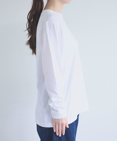 I am I in fact...（アイアムアイインファクト）の「ID LON-TEE（Tシャツ/カットソー・レディース・ブラック/ホワイト・FREE）」の22枚目の写真
