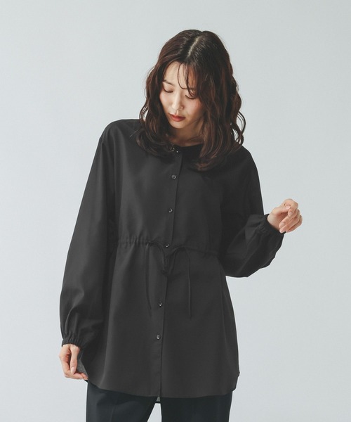 GLOBAL WORK(グローバルワーク)の「シアーチュニックブラウス/797355(シャツ/ブラウス・レディース・ブラック/オフホワイト/ラベンダー/ドット・MEDIUM/LARGE)」の13枚目の写真