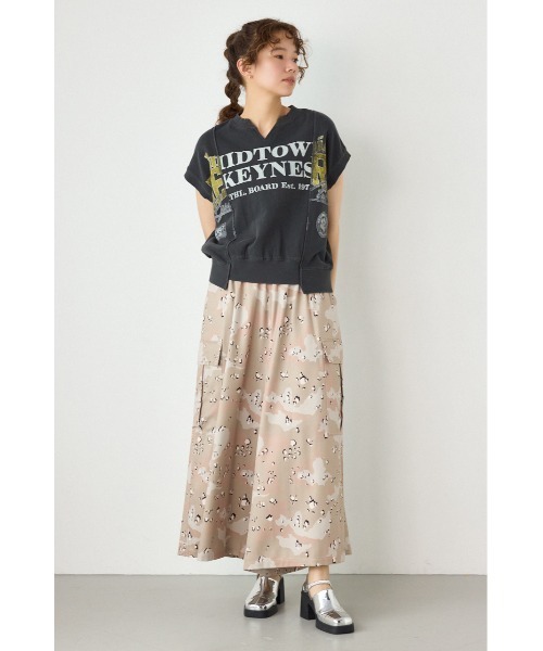 RODEO CROWNS WIDE BOWL(ロデオクラウンズワイドボウル)の「PATTERN カーゴスカーチョ(その他パンツ・レディース・ベージュ系その他/ブラック系その他/カモフラージュ・FREE)」の11枚目の写真