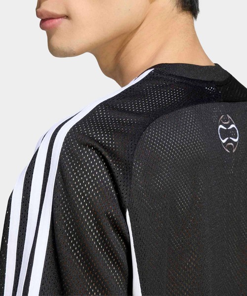adidas(アディダス)の「チームガイスト メッシュジャージ / アディダスオリジナルス adidas Originals(Tシャツ/カットソー・メンズ・ブラック・XX-LARGE/XX-SMALL/3XL/LARGE/X-SMALL/X-LARGE/MEDIUM/SMALL)」の6枚目の写真
