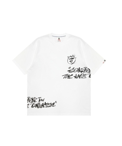 AAPE BY A BATHING APE（エーエイプバイアベイシングエイプ）の「AAPE BASIC TEE（Tシャツ/カットソー・メンズ・ホワイト/ブラック/ライトピンク・XX-LARGE/MEDIUM/LARGE/SMALL/X-LARGE）」の2枚目の写真
