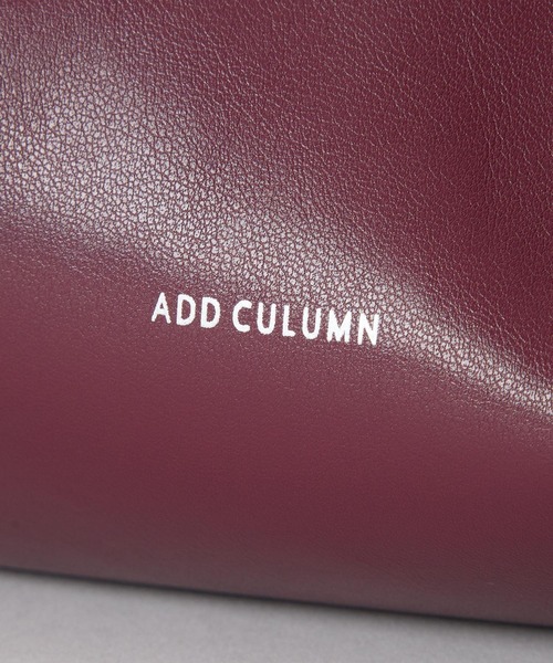 ADD CULUMN(アドカラム)の「【ADD CULUMN】<別注>DENT SHLD S(ハンドバッグ・レディース・ボルドー・フリー)」の14枚目の写真