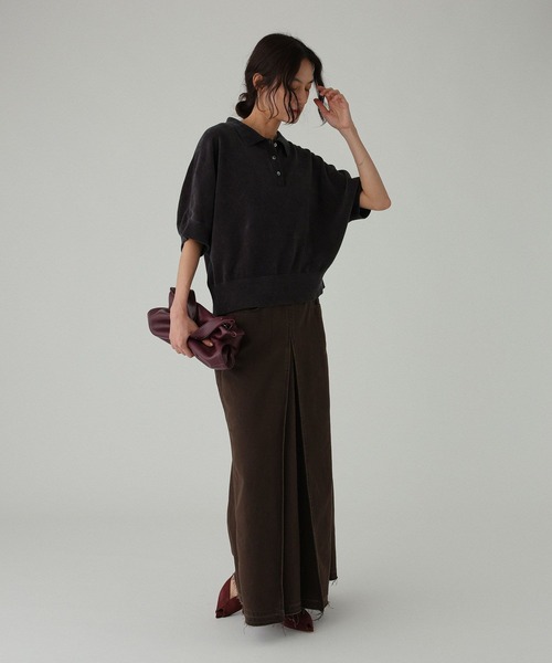ADD CULUMN(アドカラム)の「【ADD CULUMN】<別注>DENT SHLD S(ハンドバッグ・レディース・ボルドー・フリー)」の5枚目の写真
