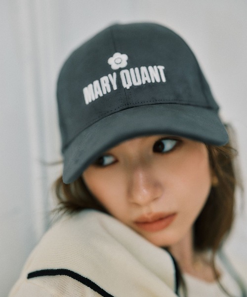 MARY QUANT(マリークワント)の「【MARY QUANT×VIS】ロゴ刺繍スエードキャップ(キャップ・レディース・チャコールグレー/ピンク・FREE)」の16枚目の写真