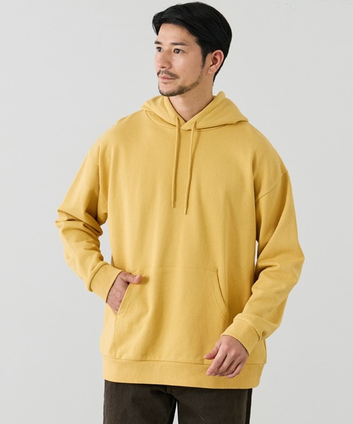 coca(coca)(コカ)の「COTTON from the U.S.プルパーカー(パーカー・メンズ・ブラック/グレー/マスタード/アイボリー・XL/M/L)」の4枚目の写真