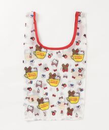 【 sanrio / サンリオ x くまのがっこう 】 ポーチ付き　エコバッグ　NJI