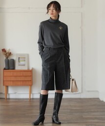 ネップシックツイード ハーフパンツ