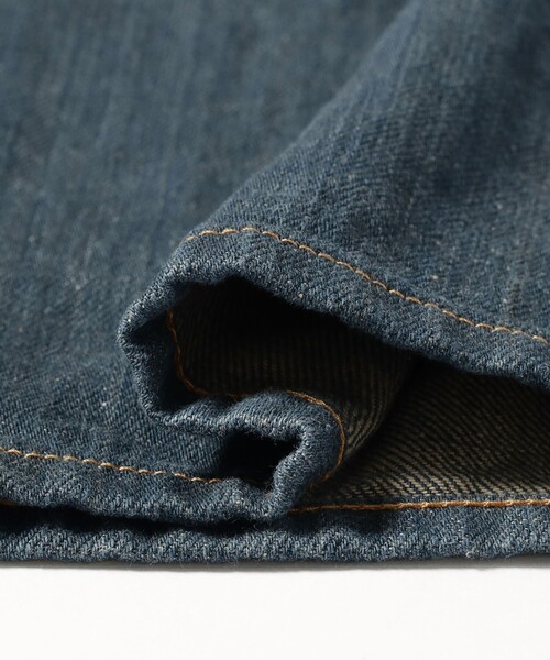 fennica(フェニカ)の「HAVERSACK / ワイド テーパード デニムパンツ(デニムパンツ・メンズ・インディゴブルー・MEDIUM)」の4枚目の写真