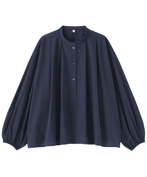 無印良品(ムジルシリョウヒン)の「婦人 まっすぐ仕立てたブラウス(シャツ/ブラウス・レディース・ホワイト/ブラック/ダークネイビー・S-M/L-XL)」の16枚目の写真