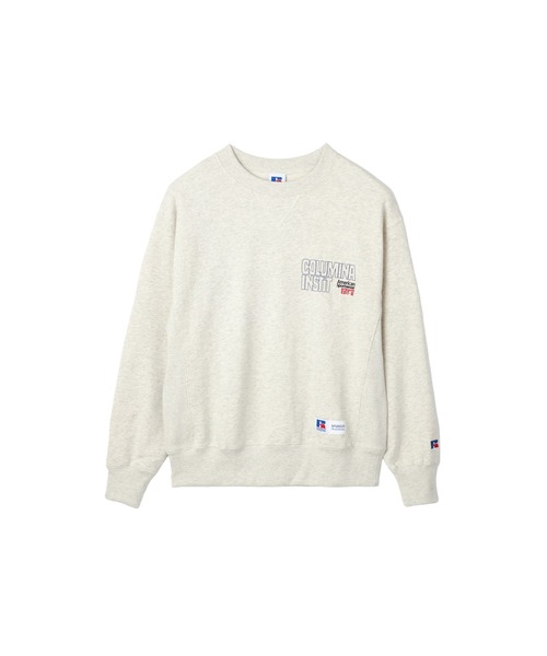 Russell Athletic(ラッセルアスレティック)の「【EDIT-B×RUSSELL】カレッジ クルースウェット(スウェット・レディース・ワイン/シルバーグレー/グリーン・M/L)」の2枚目の写真