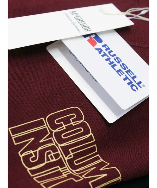 Russell Athletic(ラッセルアスレティック)の「【EDIT-B×RUSSELL】カレッジ クルースウェット(スウェット・レディース・ワイン/シルバーグレー/グリーン・M/L)」の8枚目の写真