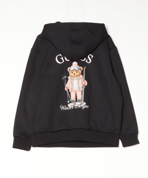 Guess(ゲス)の「FABRIZIA Hoodie パーカー バックプリント(パーカー・レディース・クリーム/ブラック・X-SMALL/SMALL/LARGE/MEDIUM)」の5枚目の写真